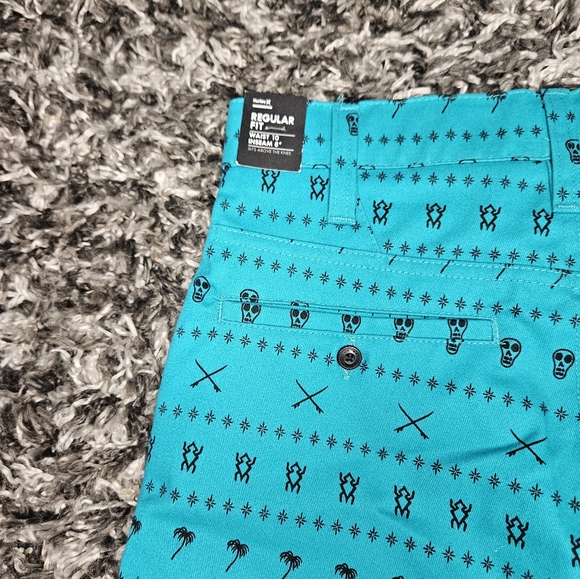 NWT Hurley walk shorts turbo green youth boys size 10 stretch twill turbo green - Picture 5 of 5